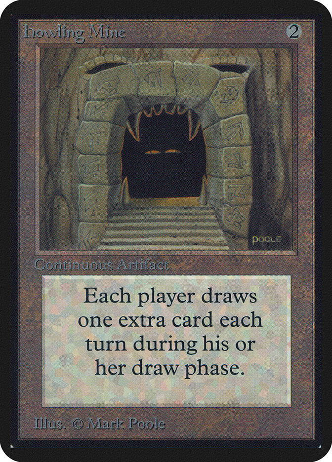 Howling Mine [Alpha Edition] MTG Single Magic: The Gathering | Red Claw Gaming