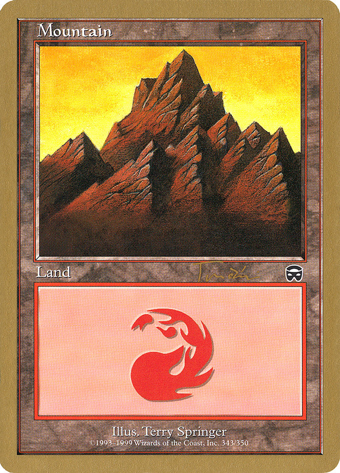 Mountain (jt343) (Jan Tomcani) (MMQ) [World Championship Decks 2001] MTG Single Magic: The Gathering | Red Claw Gaming