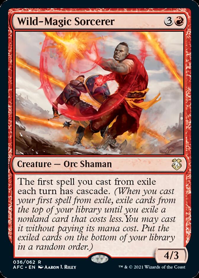 Wild-Magic Sorcerer [Dungeons & Dragons: Adventures in the Forgotten Realms Commander] MTG Single Magic: The Gathering | Red Claw Gaming