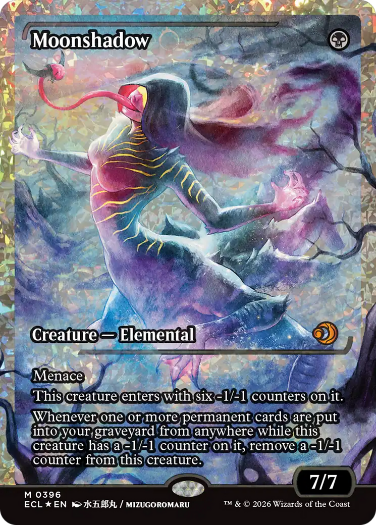 Moonshadow (0396) (Showcase) (Fracture Foil) [Lorwyn Eclipsed] MTG Single Magic: The Gathering | Red Claw Gaming