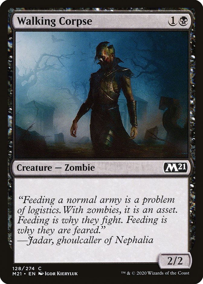 Walking Corpse [Core Set 2021] MTG Single Magic: The Gathering | Red Claw Gaming