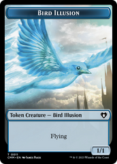 Spirit (0039) // Bird Illusion Double-Sided Token [Commander Masters Tokens] MTG Single Magic: The Gathering | Red Claw Gaming