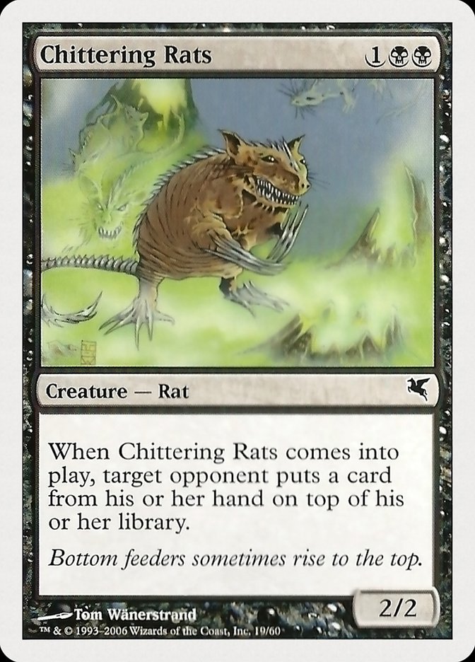 Chittering Rats (19) [Hachette UK] MTG Single Magic: The Gathering | Red Claw Gaming