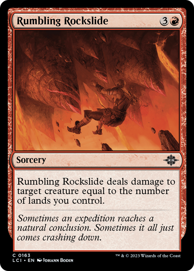 Rumbling Rockslide [The Lost Caverns of Ixalan] MTG Single Magic: The Gathering    | Red Claw Gaming