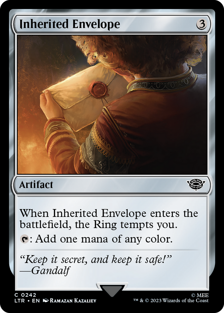 Inherited Envelope [The Lord of the Rings: Tales of Middle-Earth] MTG Single Magic: The Gathering | Red Claw Gaming