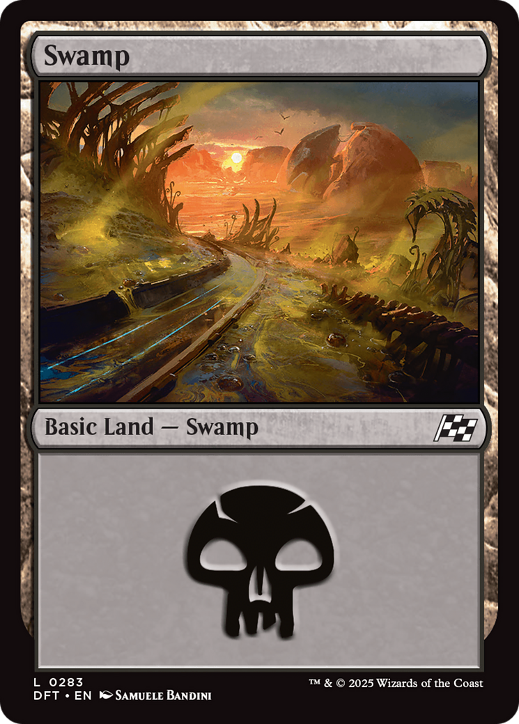 Swamp (0283) [Aetherdrift] MTG Single Magic: The Gathering | Red Claw Gaming