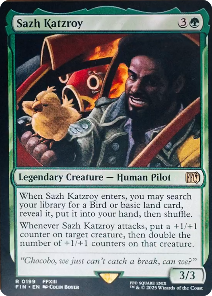 Sazh Katzroy [FINAL FANTASY] MTG Single Magic: The Gathering | Red Claw Gaming
