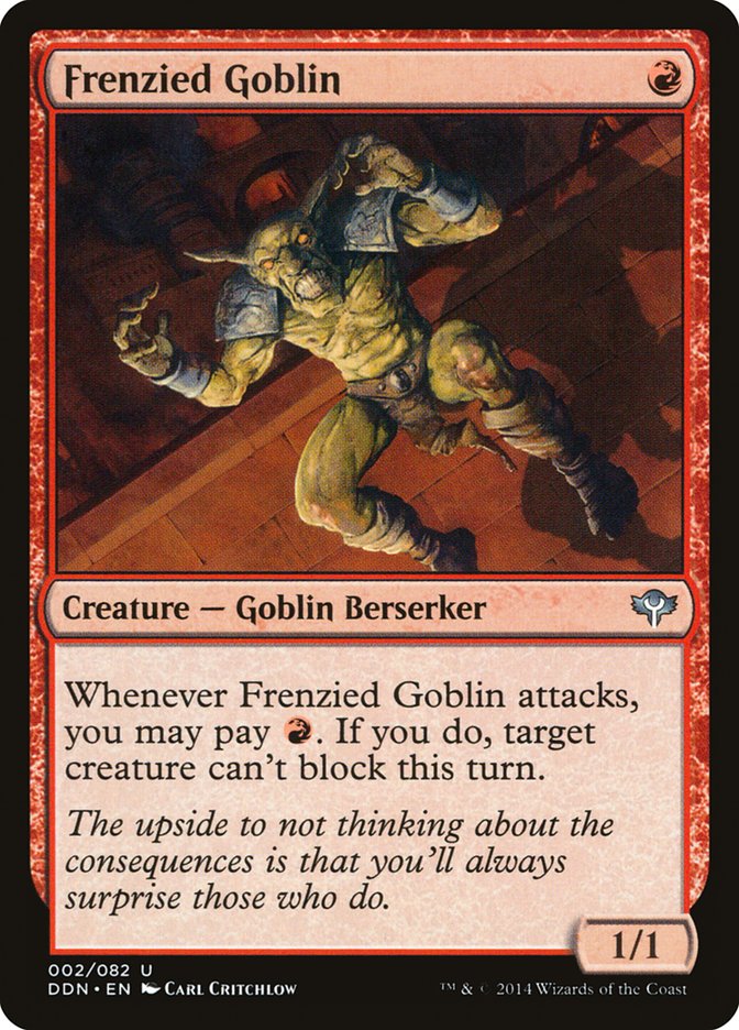 Frenzied Goblin [Duel Decks: Speed vs. Cunning] MTG Single Magic: The Gathering | Red Claw Gaming