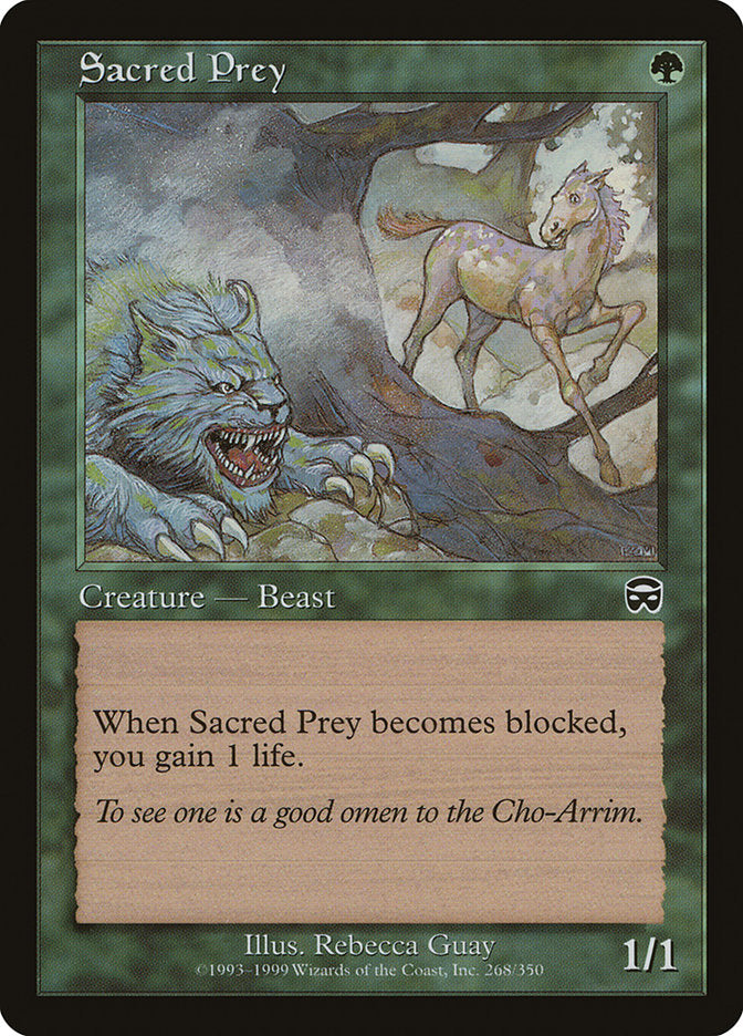 Sacred Prey [Mercadian Masques] MTG Single Magic: The Gathering | Red Claw Gaming