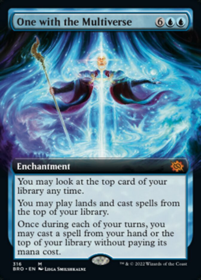 One with the Multiverse (Extended Art) [The Brothers' War] MTG Single Magic: The Gathering | Red Claw Gaming