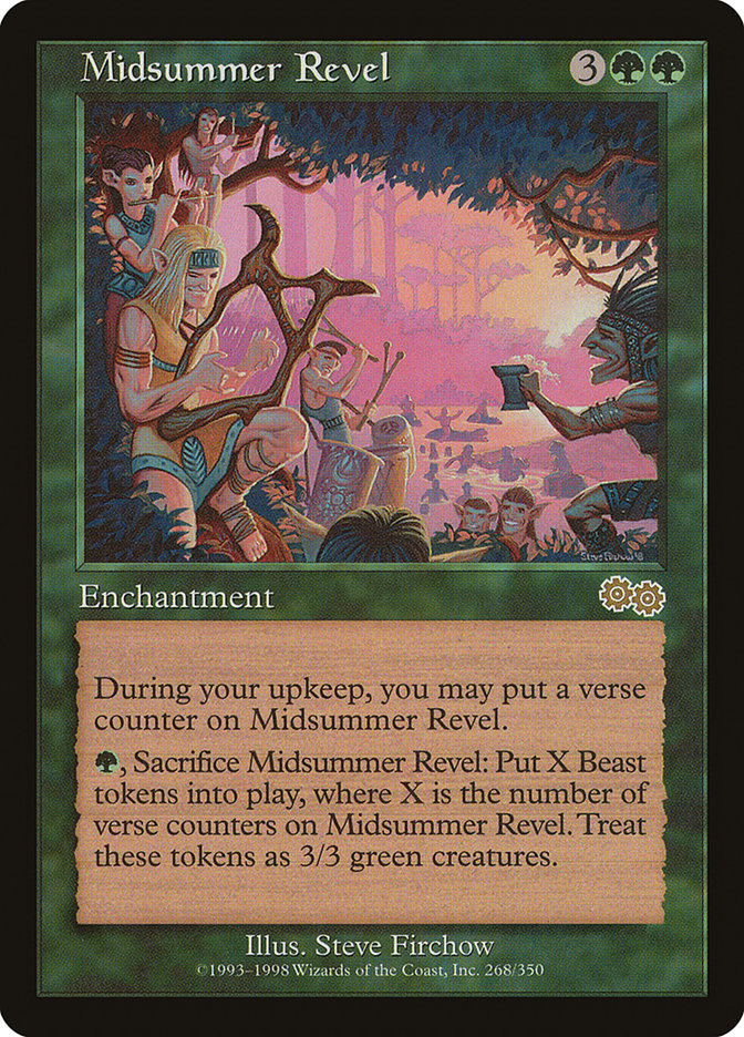 Midsummer Revel [Urza's Saga] MTG Single Magic: The Gathering | Red Claw Gaming