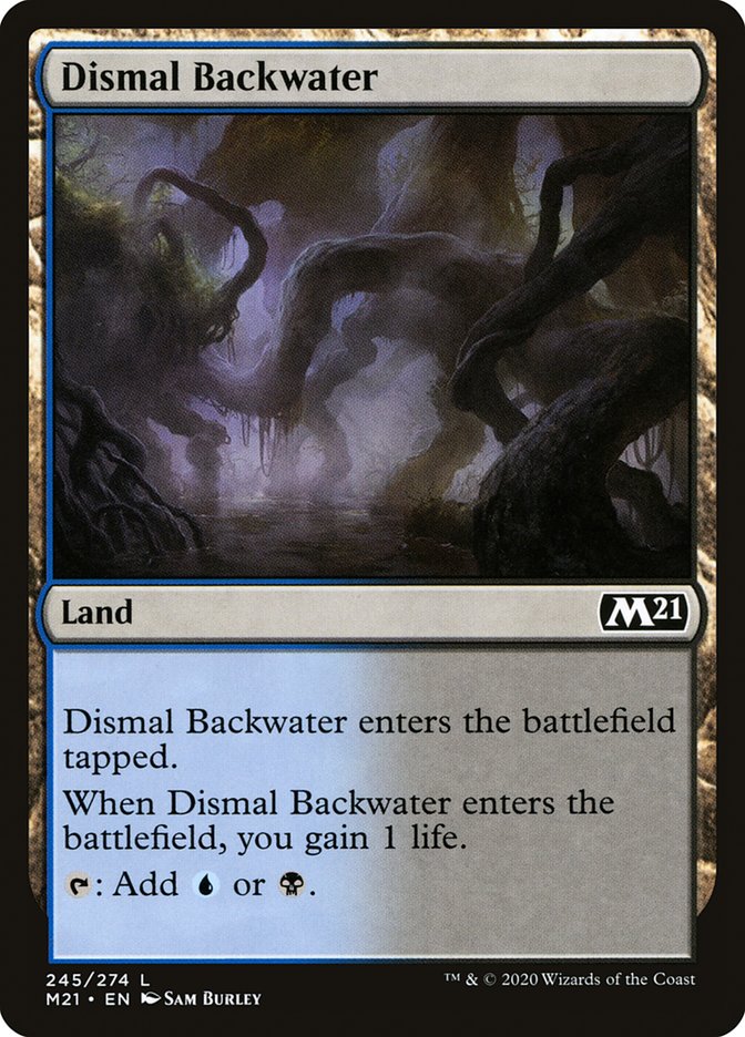 Dismal Backwater [Core Set 2021] MTG Single Magic: The Gathering | Red Claw Gaming