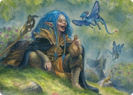 Feywild Trickster Art Card [Dungeons & Dragons: Adventures in the Forgotten Realms Art Series] MTG Single Magic: The Gathering | Red Claw Gaming
