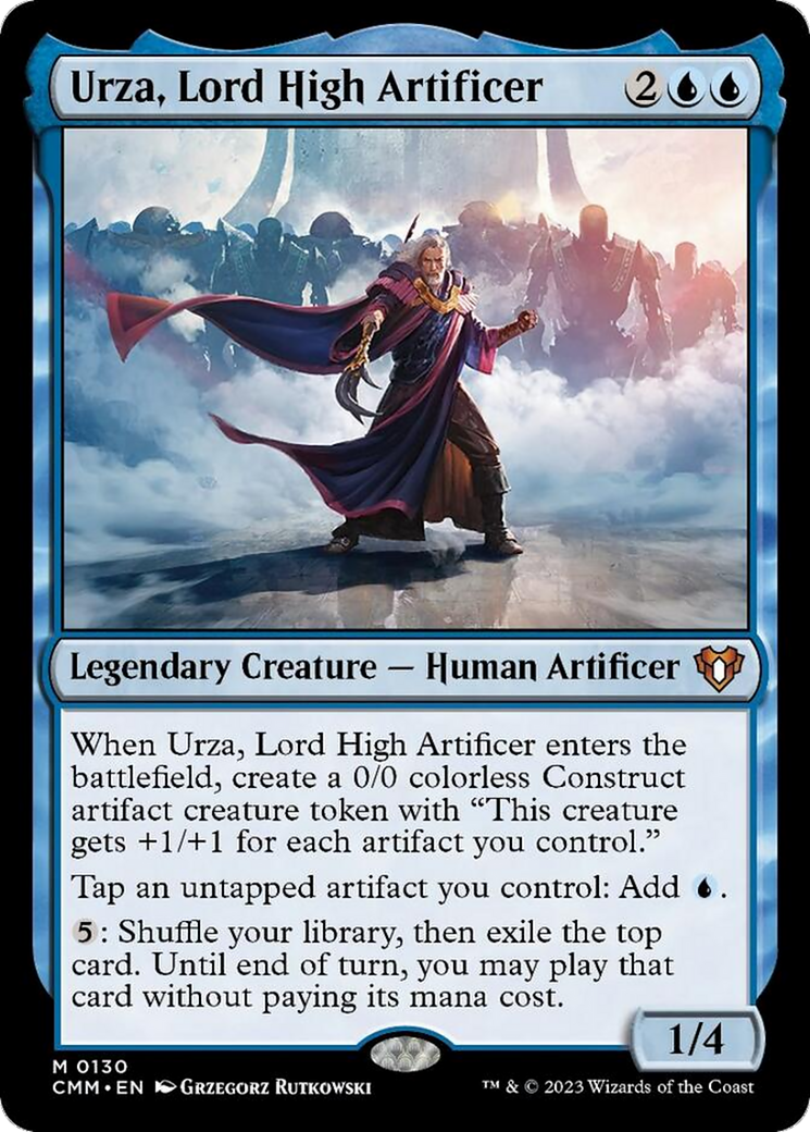 Urza, Lord High Artificer [Commander Masters] MTG Single Magic: The Gathering | Red Claw Gaming