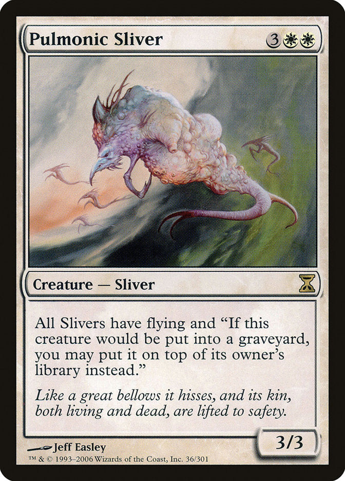 Pulmonic Sliver [Time Spiral] MTG Single Magic: The Gathering | Red Claw Gaming