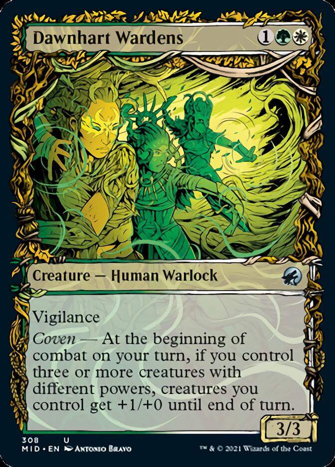 Dawnhart Wardens (Showcase Equinox) [Innistrad: Midnight Hunt] MTG Single Magic: The Gathering | Red Claw Gaming