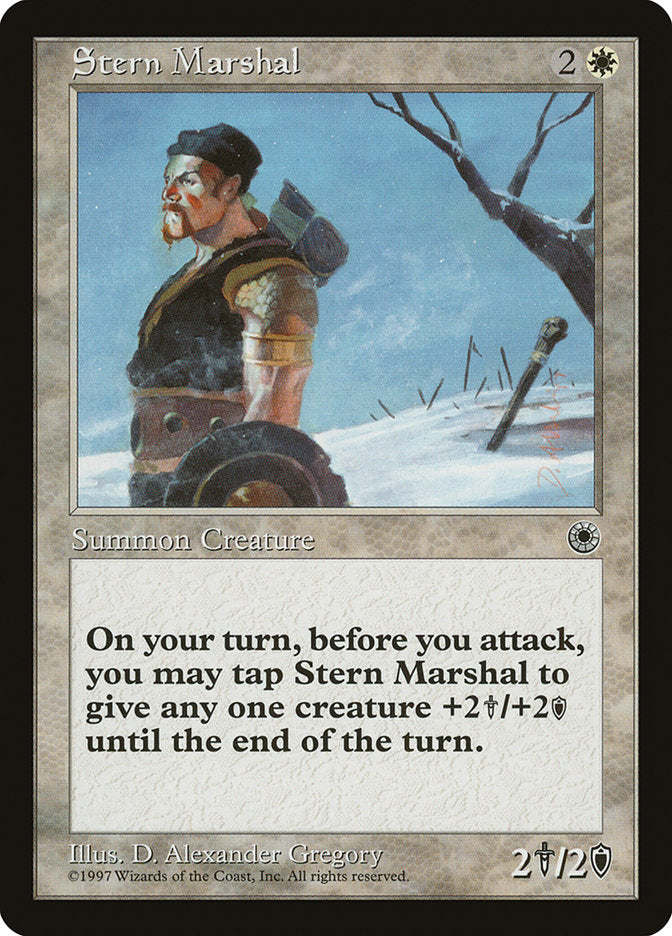 Stern Marshal [Portal] MTG Single Magic: The Gathering | Red Claw Gaming
