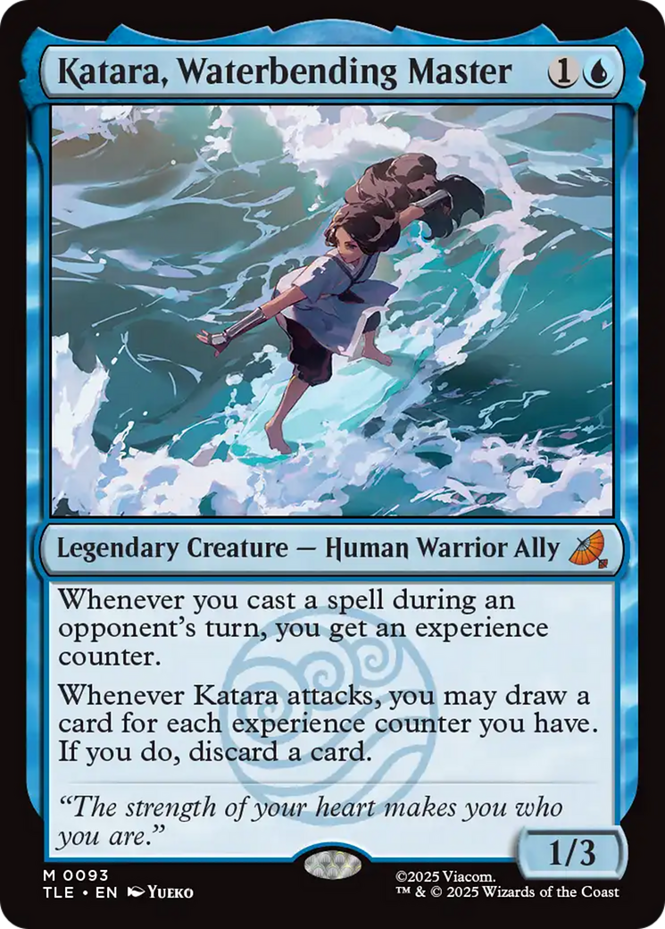 Katara, Waterbending Master [Avatar: The Last Airbender: Eternal-Legal] MTG Single Magic: The Gathering | Red Claw Gaming