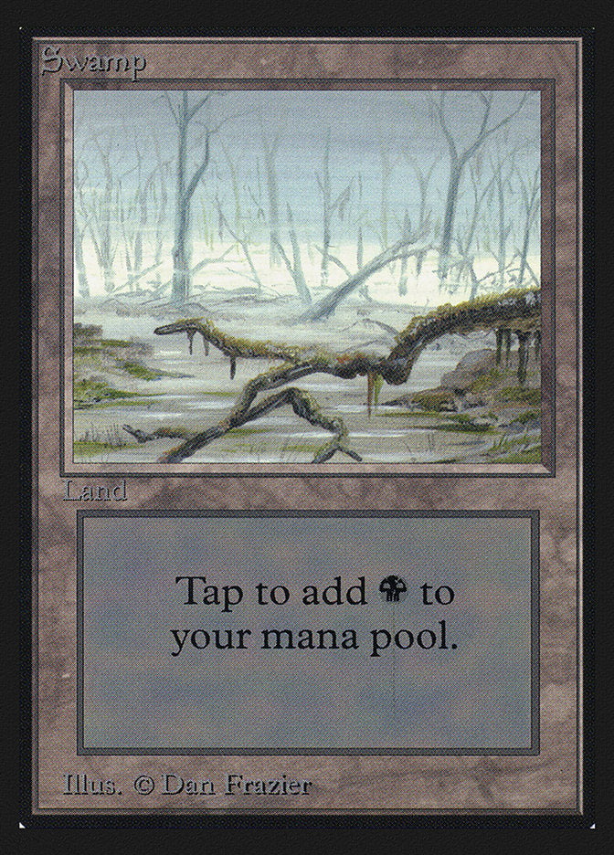 Swamp (White Fog in Trees) [Collectors' Edition] MTG Single Magic: The Gathering | Red Claw Gaming