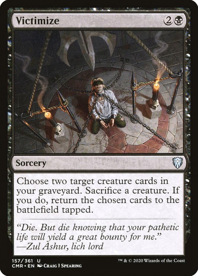 Victimize [Commander Legends] MTG Single Magic: The Gathering | Red Claw Gaming