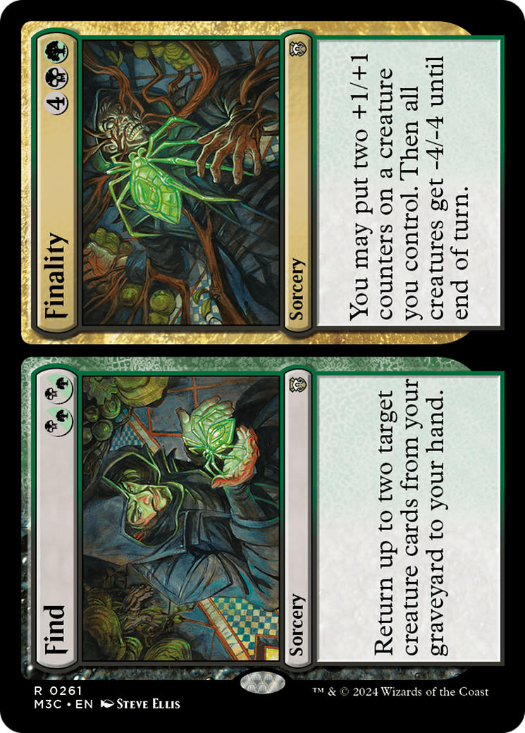 Find // Finality (Ripple Foil) [Modern Horizons 3 Commander] MTG Single Magic: The Gathering | Red Claw Gaming