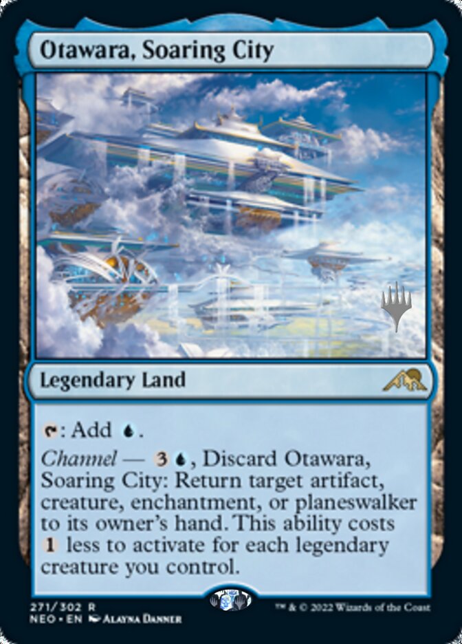 Otawara, Soaring City (Promo Pack) [Kamigawa: Neon Dynasty Promos] MTG Single Magic: The Gathering | Red Claw Gaming