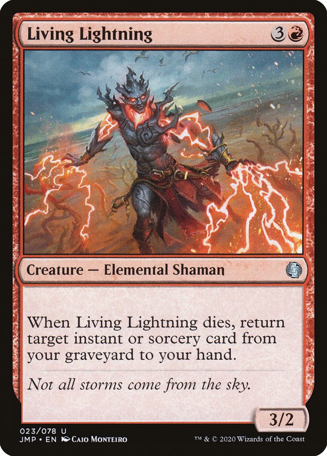 Living Lightning [Jumpstart] MTG Single Magic: The Gathering | Red Claw Gaming