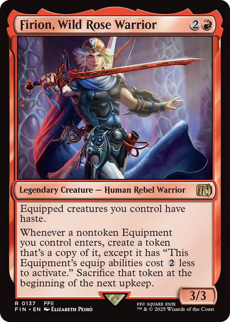Firion, Wild Rose Warrior [FINAL FANTASY] MTG Single Magic: The Gathering | Red Claw Gaming