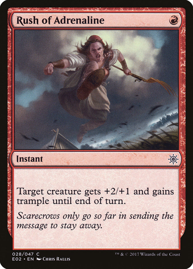 Rush of Adrenaline [Explorers of Ixalan] MTG Single Magic: The Gathering | Red Claw Gaming