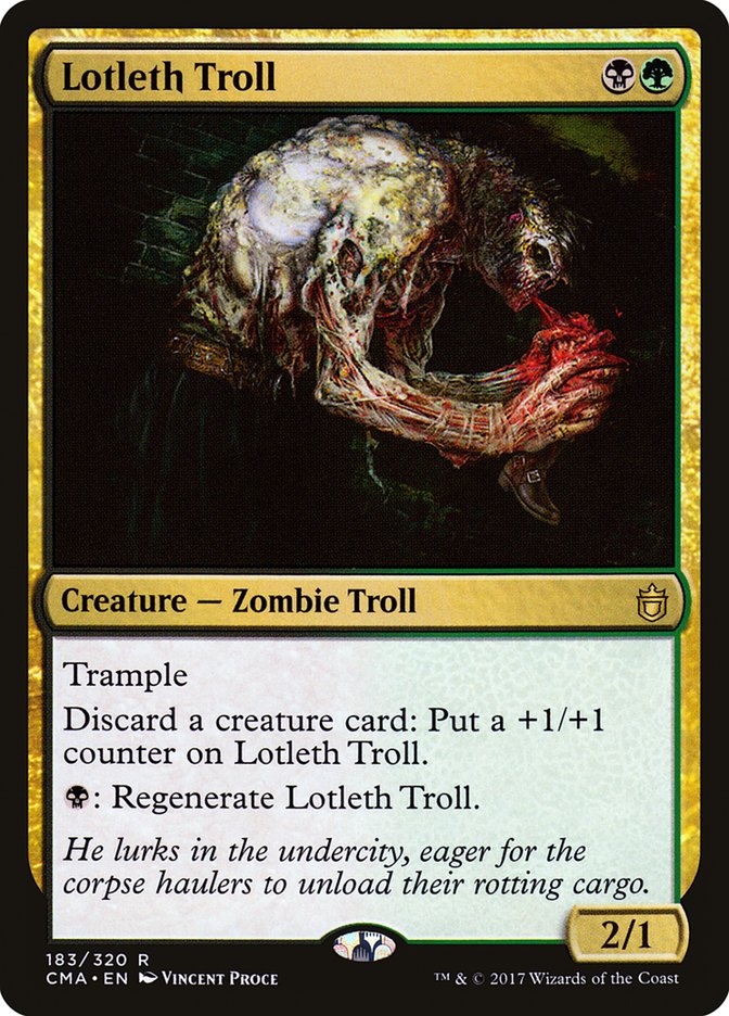 Lotleth Troll [Commander Anthology] MTG Single Magic: The Gathering | Red Claw Gaming