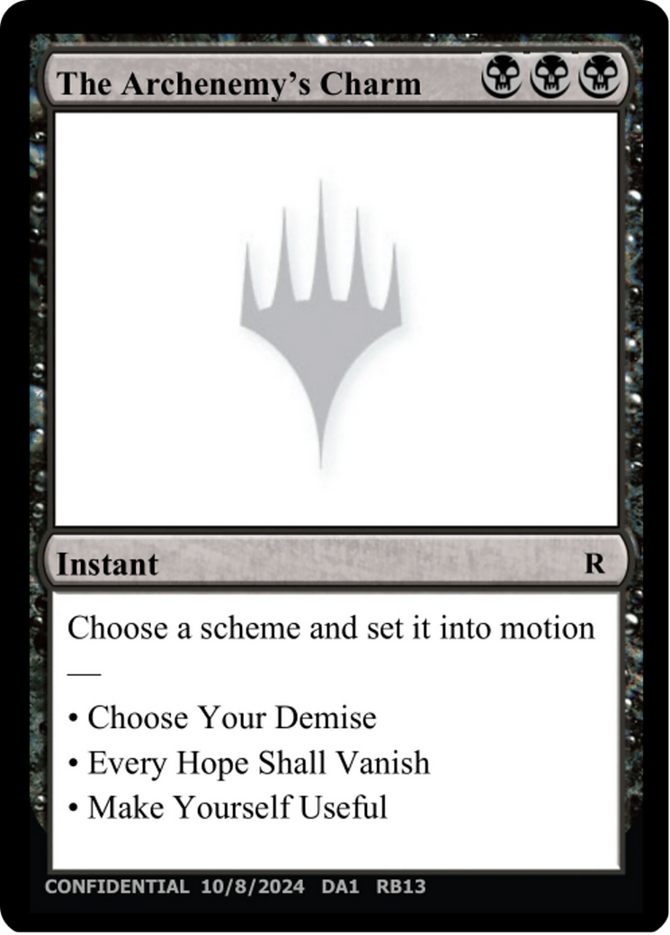 The Archenemy's Charm [Unknown Event] MTG Single Magic: The Gathering | Red Claw Gaming