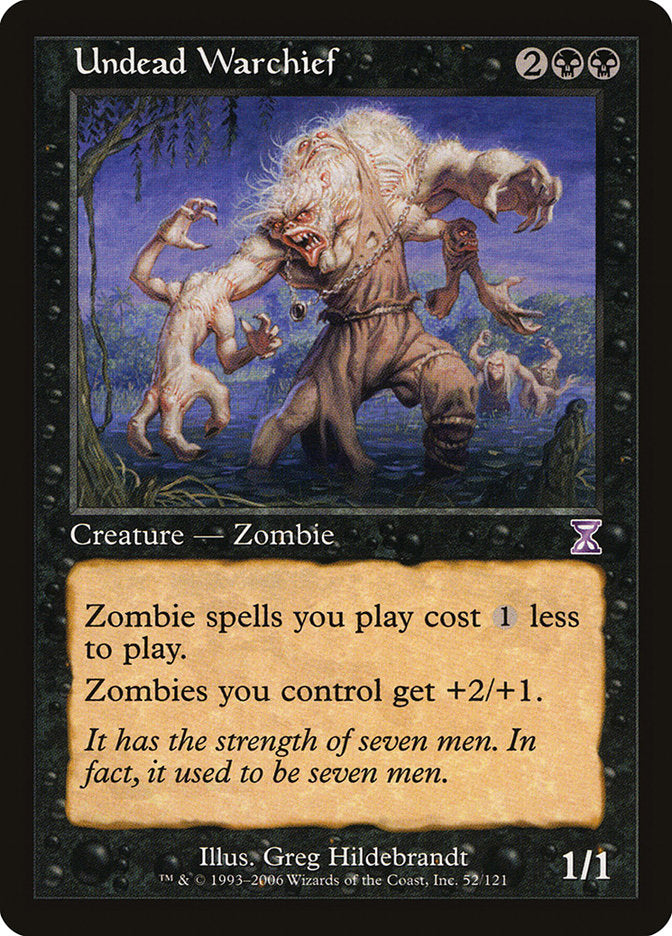 Undead Warchief [Time Spiral Timeshifted] MTG Single Magic: The Gathering | Red Claw Gaming
