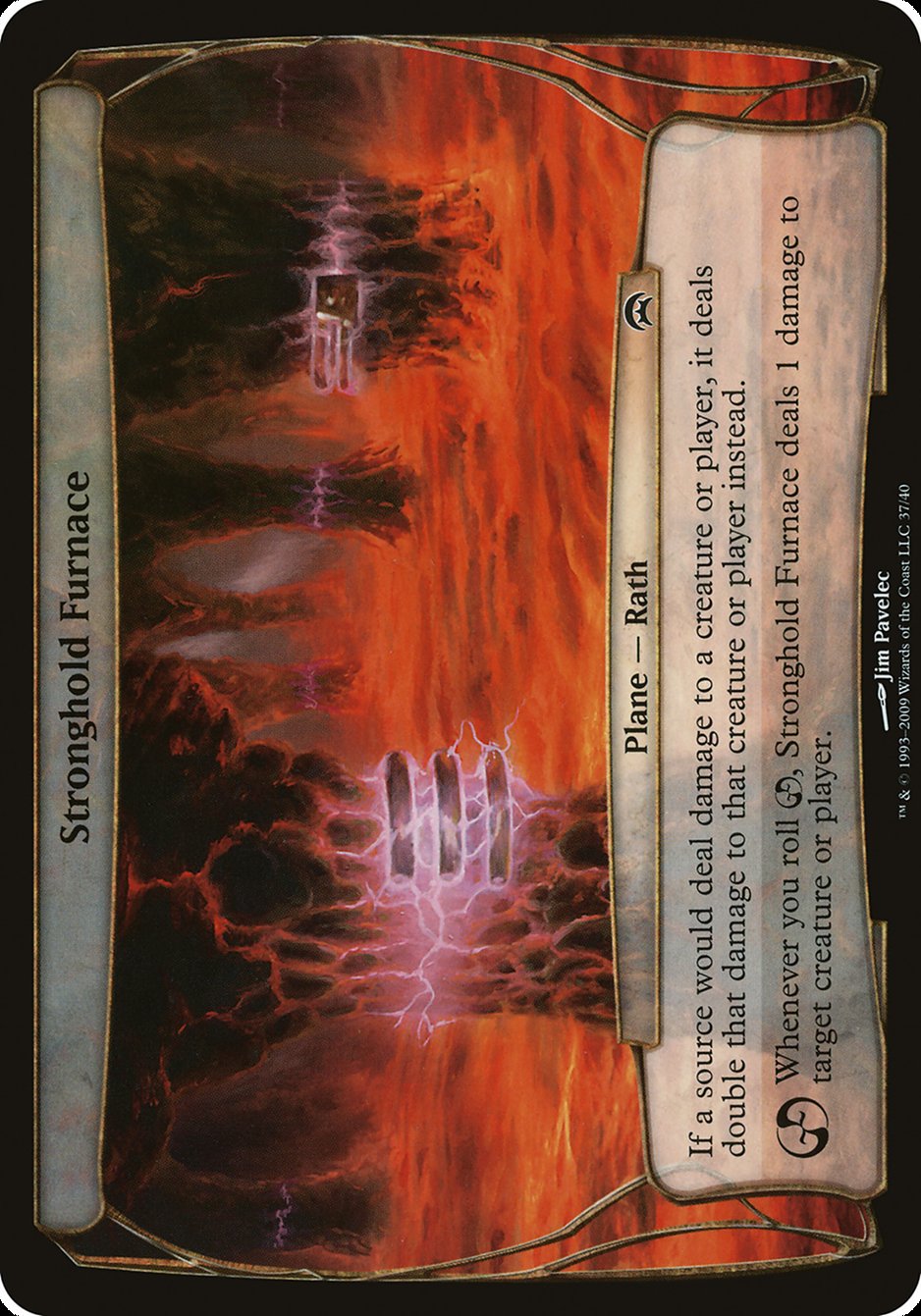 Stronghold Furnace (Planes) [Planechase Planes] MTG Single Magic: The Gathering | Red Claw Gaming