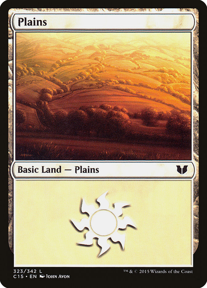Plains (323) [Commander 2015] MTG Single Magic: The Gathering | Red Claw Gaming