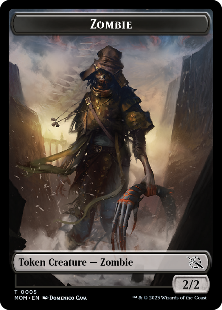 Zombie Token [March of the Machine Tokens] MTG Single Magic: The Gathering    | Red Claw Gaming
