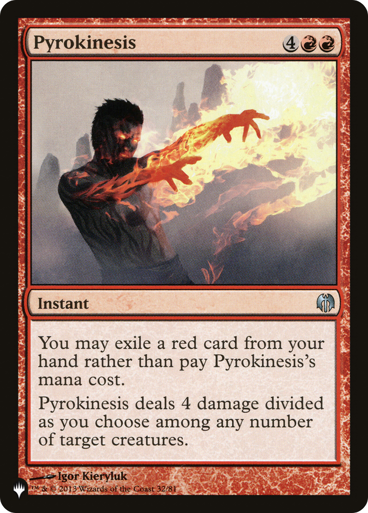 Pyrokinesis [The List] MTG Single Magic: The Gathering | Red Claw Gaming