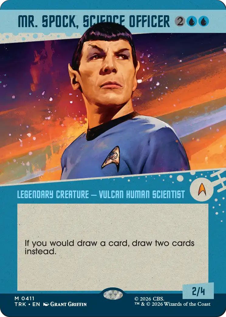 Mr. Spock, Science Officer (Showcase) [Star Trek] MTG Single Magic: The Gathering | Red Claw Gaming