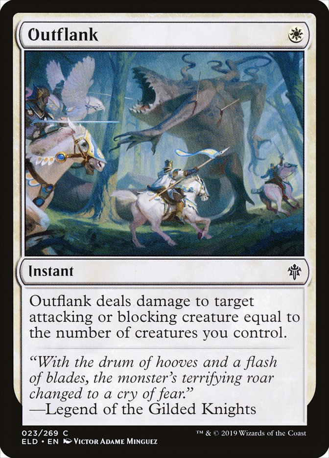 Outflank [Throne of Eldraine] MTG Single Magic: The Gathering | Red Claw Gaming