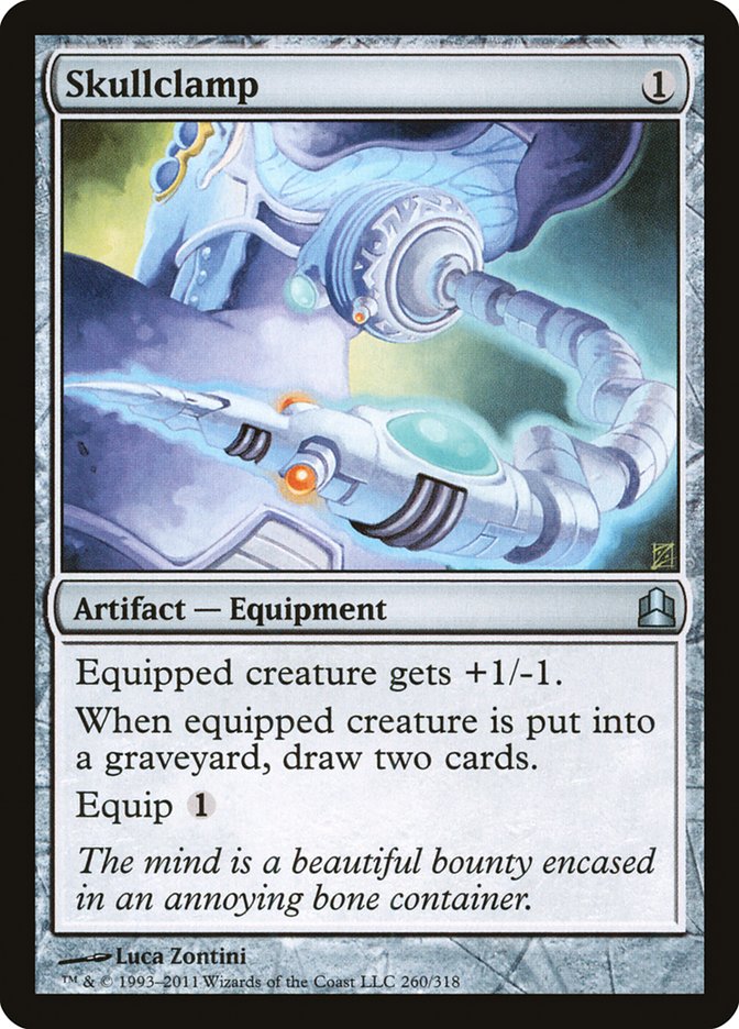 Skullclamp [Commander 2011] MTG Single Magic: The Gathering | Red Claw Gaming
