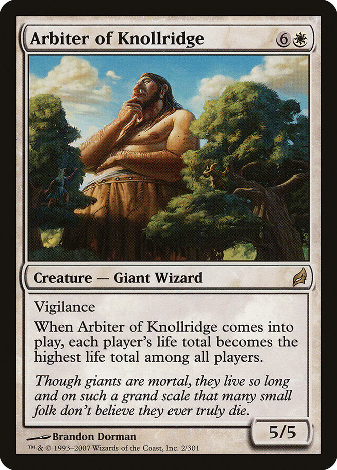 Arbiter of Knollridge [Lorwyn] MTG Single Magic: The Gathering | Red Claw Gaming