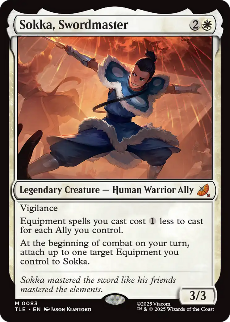 Sokka, Swordmaster [Avatar: The Last Airbender: Eternal-Legal] MTG Single Magic: The Gathering | Red Claw Gaming