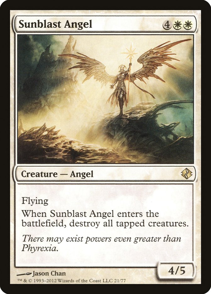 Sunblast Angel [Duel Decks: Venser vs. Koth] MTG Single Magic: The Gathering | Red Claw Gaming