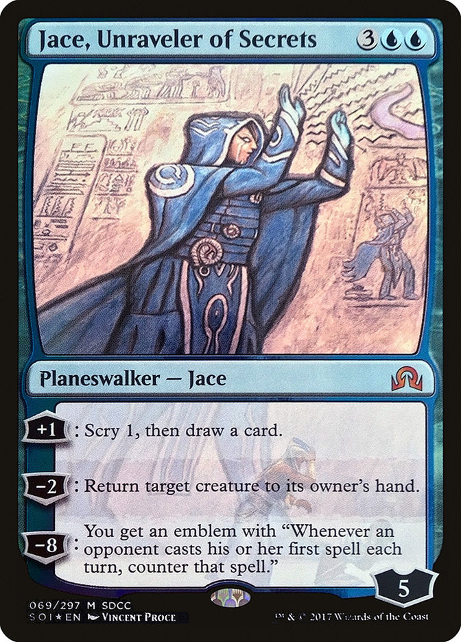 Jace, Unraveler of Secrets [San Diego Comic-Con 2017] MTG Single Magic: The Gathering | Red Claw Gaming