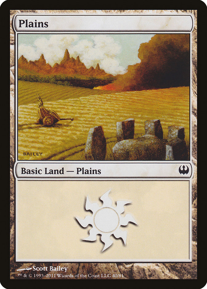 Plains (40) [Duel Decks: Knights vs. Dragons] MTG Single Magic: The Gathering | Red Claw Gaming