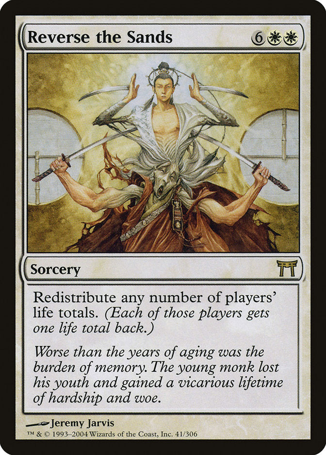 Reverse the Sands [Champions of Kamigawa] MTG Single Magic: The Gathering | Red Claw Gaming