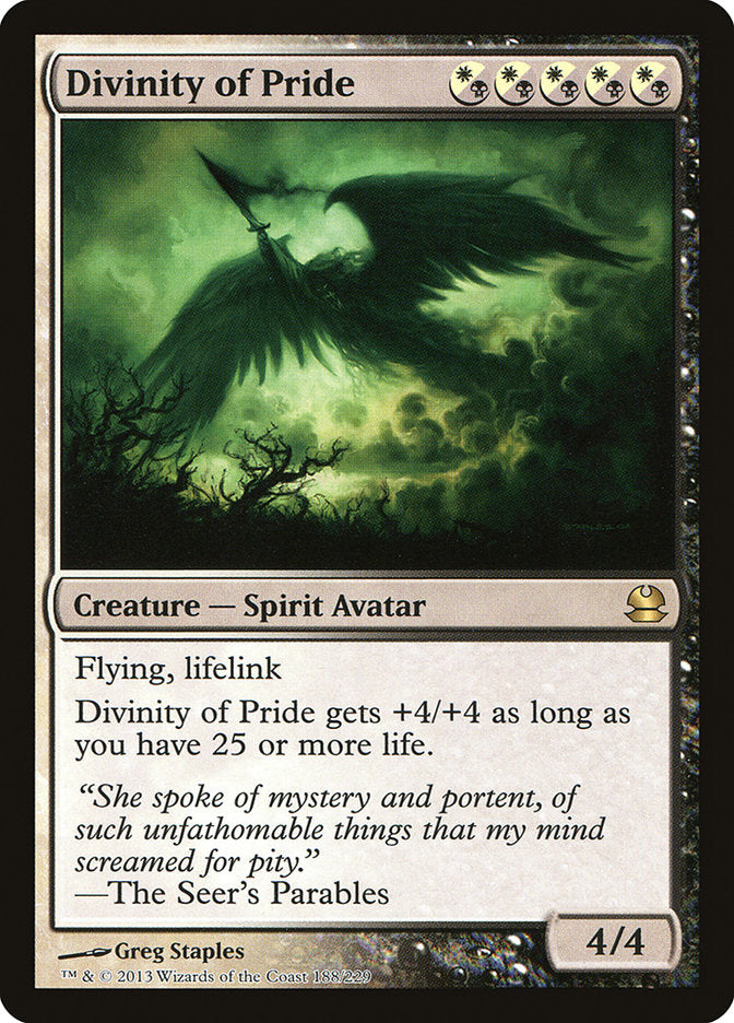 Divinity of Pride [Modern Masters] MTG Single Magic: The Gathering | Red Claw Gaming