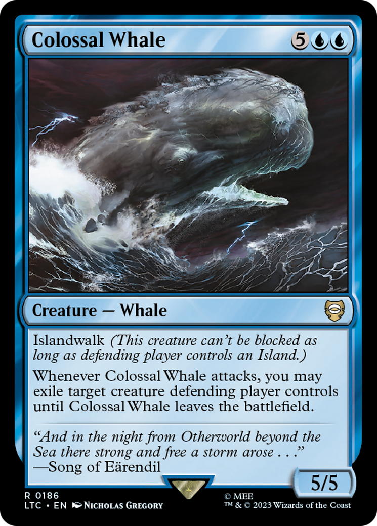 Colossal Whale [The Lord of the Rings: Tales of Middle-Earth Commander] MTG Single Magic: The Gathering | Red Claw Gaming