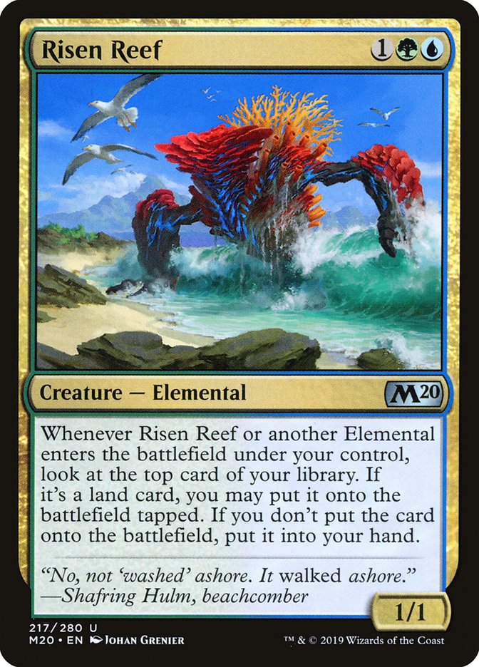 Risen Reef [Core Set 2020] MTG Single Magic: The Gathering | Red Claw Gaming