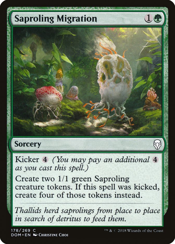Saproling Migration [Dominaria] MTG Single Magic: The Gathering | Red Claw Gaming