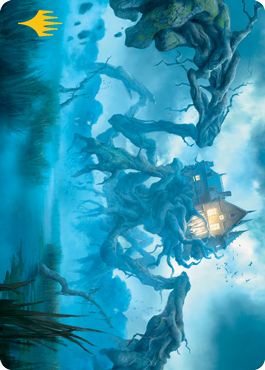 Creeping Inn Art Card (Gold-Stamped Signature) [Innistrad: Midnight Hunt Art Series] MTG Single Magic: The Gathering | Red Claw Gaming